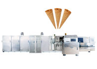 Alta cadena de producción del cono de helado de la flexibilidad con diversa estación del balanceo, 47 placas que cuecen