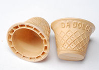 Los conos hechos en casa de la oblea para el cono del helado/de la galleta ruedan con el logotipo de encargo