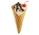 Servicio de oro del OEM del color del helado del chocolate de los conos deliciosos de la oblea