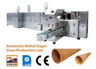 Rodillo automático Sugar Cone Production Line 10000cones/Hour del chocolate