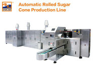 Cadena de producción del cono del azúcar del acero inoxidable serie 380V 1.5hp 1.1kw de los CB
