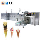 Fabricante comercial del cono de la galleta del helado con el detector de metales