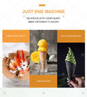 Máquina comercial del cono de Mini Cone Maker Ice Cream