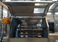 Cadena de producción automática del cono de helado con el sistema rodante horizontal