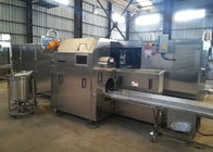 Cadena de producción automática del cono de helado con el sistema rodante horizontal