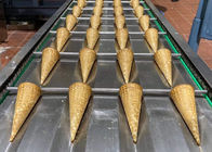 Cadena de producción del cono de helado del rollo de huevo de 101 placas que cuece 14000×2300W×2000H