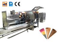 Máquina de la producción del rollo de huevo de la oblea, máquina china automática funcional multi del sistema del cono de helado.