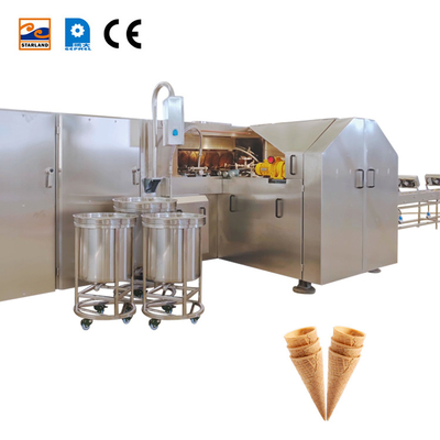 Control PLC de la máquina de cono de azúcar de múltiples funciones totalmente automática