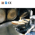 la cadena de producción del cono de la galleta 380V actuó fácilmente la máquina de la preparación de galletas de la oblea
