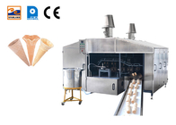Cadena de producción automática de cono de oblea de 0,75 kw Máquina para fabricar cono de helado de oblea