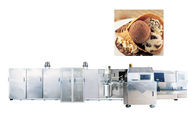 Equipe con inyector el tipo cadena de producción del cono de la oblea del helado 3500 conos estándar/hora