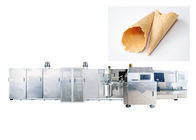 Cadena de producción del cono de helado del acero inoxidable con el panel de la pantalla táctil económico de energía