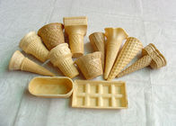 Eco - tazas amistosas de la oblea del helado para la tienda/el supermercado, forma de encargo