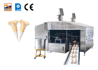 Línea de producción de cono de oblea automática comercial Máquina de cono de galleta de azúcar rodada