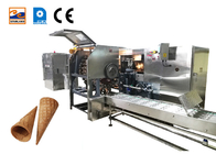 Panadero poner crema Maker del cono de la galleta de Sugar Cone Making Machine Ice de 107 placas