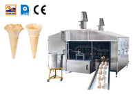 Cadena de producción del cono de la oblea de 28 placas máquina del cono de la oblea del helado