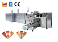 Placas que cuecen de la máquina 101 automáticos llenos de la preparación de galletas del cono de helado