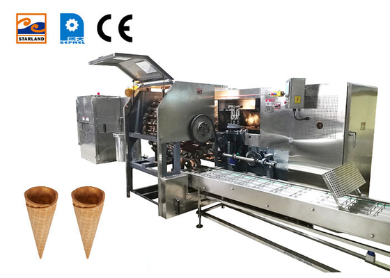 Cono de Sugar Cone Production Line Automatic del rollo 2200PC/H que hace la máquina