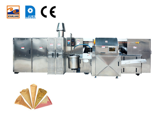 5kg/hora Sugar Cone Production Line Cone que hace la máquina con 51 placas que cuecen