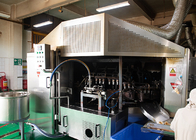 equipo de producción automático del cono de la oblea de la máquina de fabricación del cono de la oblea 0.75kw a gran escala