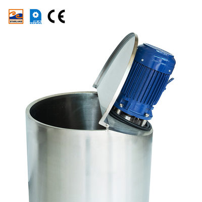 Máquina semiautomática de mezcla de harina de acero inoxidable de 320L para procesamiento de alimentos