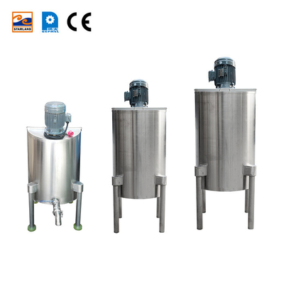 Máquina semiautomática de mezcla de harina de acero inoxidable de 320L para procesamiento de alimentos