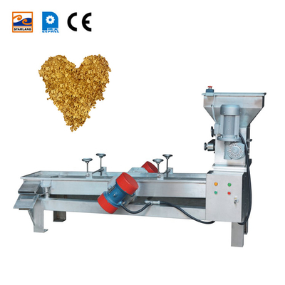 Máquina de crispies de arroz de acero inoxidable industrial con CE