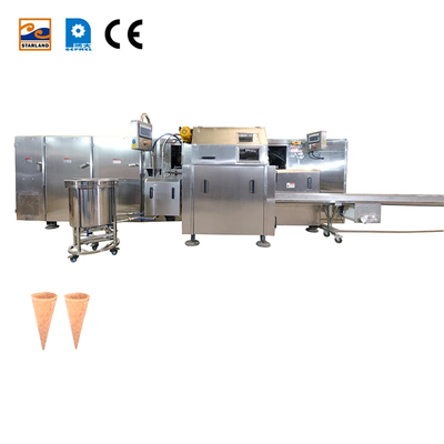 Productividad automática máquina de cono de azúcar de acero inoxidable