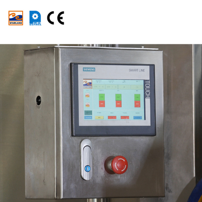 Línea de producción de cono de helado personalizado con velocidad ajustable y 101 platos de horneado para una alta productividad