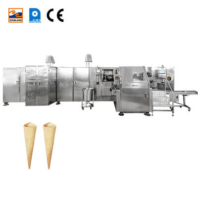 Máquina de fabricación automática de cono de barquillo de acero inoxidable de 2.0 HP