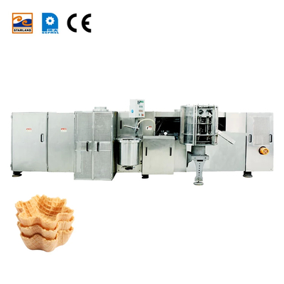 Línea de producción de cestas de gofres personalizables con motor principal de 2,0 CV / 1,5 kW