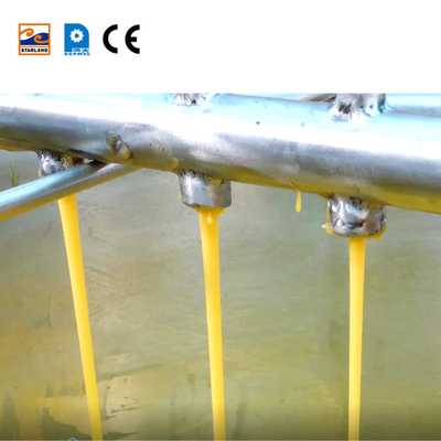 Control de temperatura con pantalla digital Línea de producción de obleas Monaka con 55 placas de hornear