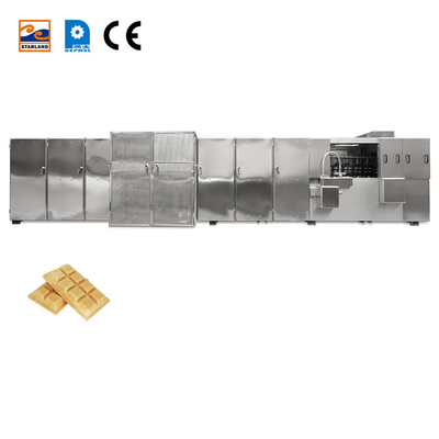 Máquina automática Monaka Wafer controlada por PLC Equipo de producción de bocadillos con 55 placas de hornear