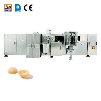 Máquina automática de fabricación de gofres de acero inoxidable personalizada con controlador PLC