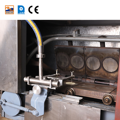 Máquina de cesta de gofres de acero inoxidable controlada por PLC con soporte técnico de video