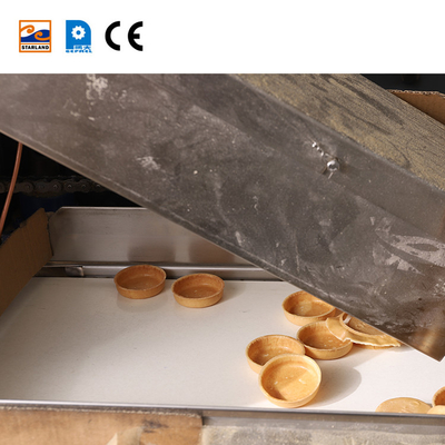 Máquina de cesta de gofres de acero inoxidable controlada por PLC con soporte técnico de video