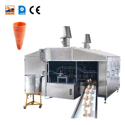 4400 Producción 28 moldes línea de producción automática de cono de obleas máquina de cono de obleas
