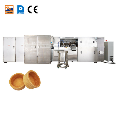 Línea de producción automática de cáscara de tartura de acero inoxidable de lujo controlada por PLC