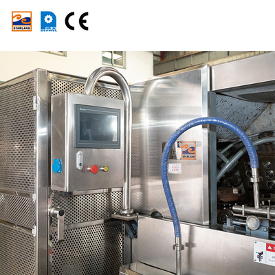 Línea de producción de conchas de tartar totalmente automática de acero inoxidable con control de temperatura de pantalla digital