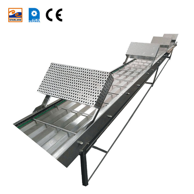 Transportador de enfriamiento de Marshalling para línea de producción con fuente de alimentación de 220V/380V