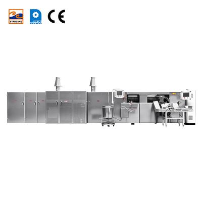 Línea de producción de rodillos de huevo con calefacción de gas con 1200 unidades / hora Capacidades 380V