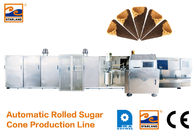 La cadena de producción automática completa del cono del azúcar para hacer el CE de la taza/cuenco de la galleta aprobó