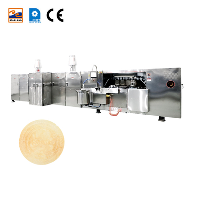 Máquina automática de biscoitos de obleas con soporte técnico de vídeo después del servicio
