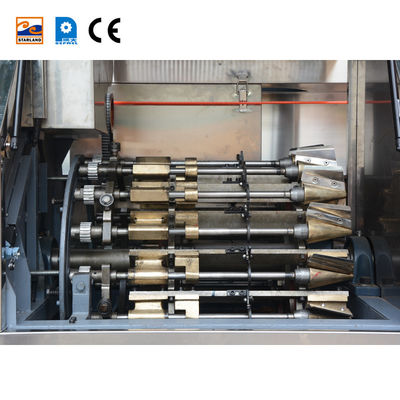 2.0HP Motor principal Barquillo Cone línea de producción para la producción totalmente automática y