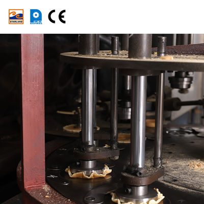 Máquinas para hornear galletas de acero inoxidable con sistema de control PLC y maquinaria ajustable para snacks