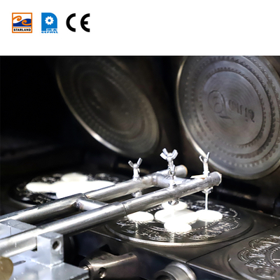 Máquina de galletas de oblea de 2.0HP hecha de material de acero inoxidable para la producción