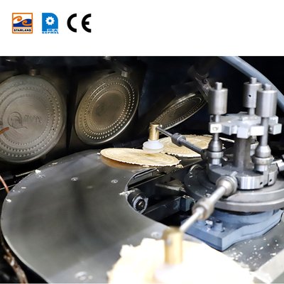 Máquina de galletas de oblea de 2.0HP hecha de material de acero inoxidable para la producción