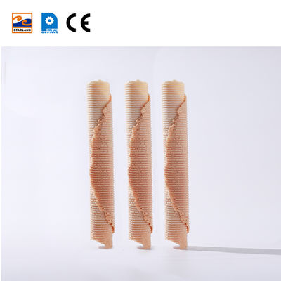 Línea de producción automática de rollos de gofres de acero inoxidable con venta directa de fábrica y certificación CE