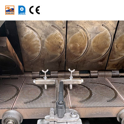 Línea de producción automática de rollos de gofres de acero inoxidable con venta directa de fábrica y certificación CE