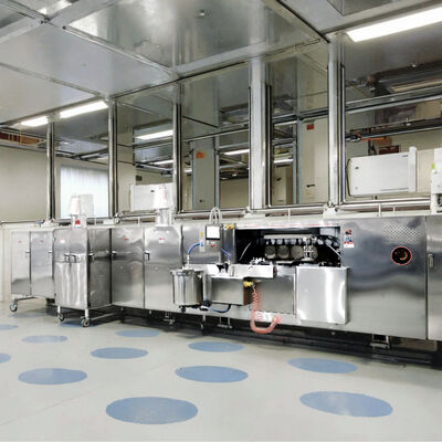 Sistema de control PLC Línea de producción de galletas de obleas de acero inoxidable Equipo de fabricación de obleas